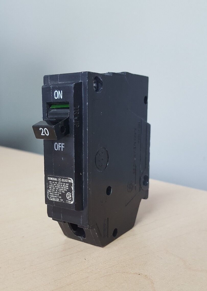 GE THQB 1 Pole 20 AMP CIRCUIT BREAKER