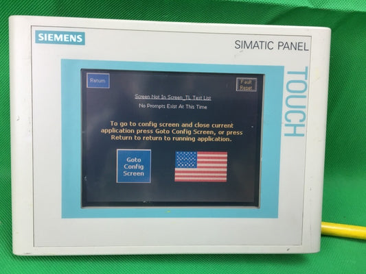 SIEMENS SIMATIC TOUCH PANEL 6AV6 642-0BA01-1AX0