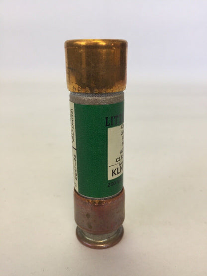 LITTELFUSE KLNR 40 CURRENT LIMITING FUSE CLASS RK-1 250VAC 40AMP (LOT OF 8)