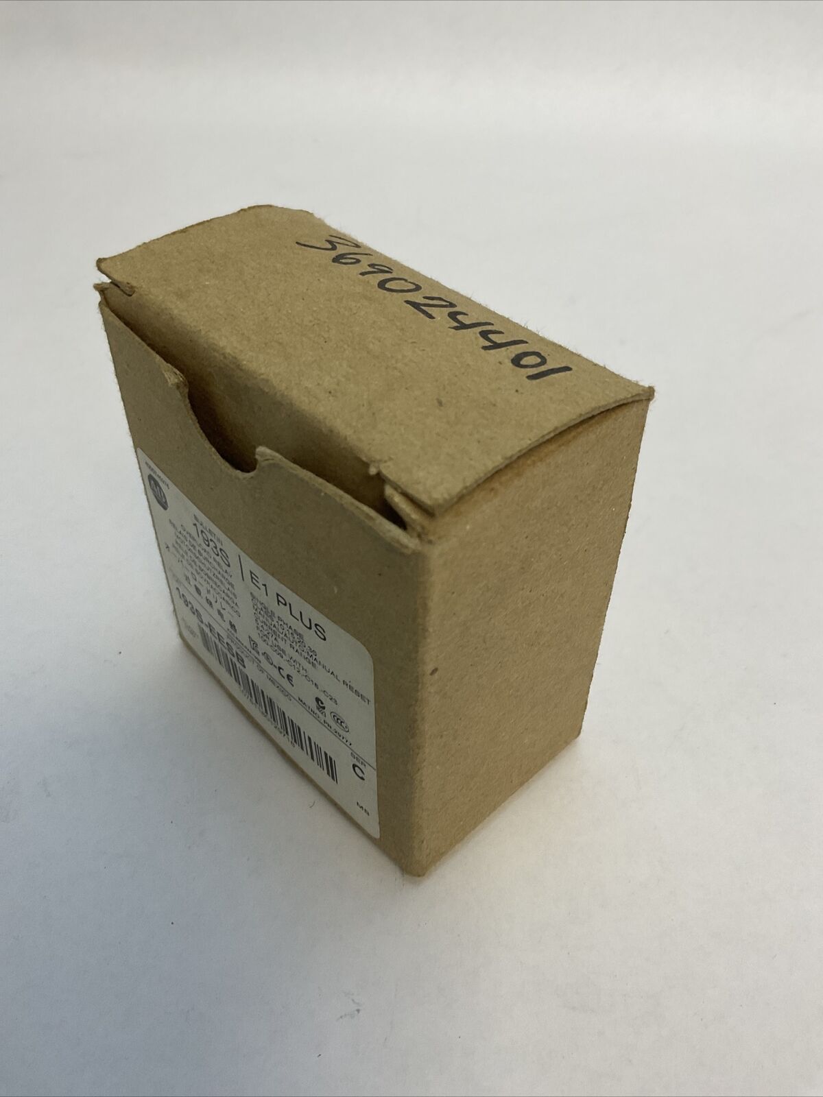 ALLEN BRADLEY 193S-EESB OVERLOAD RELAY SER C 5.4-27A MANUAL/AUTO MANUAL RESET