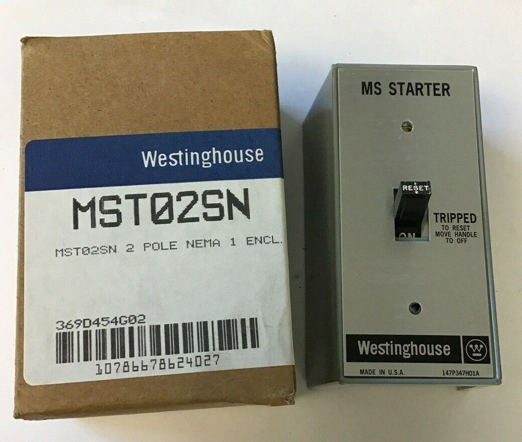 WESTINGHOUSE MST02SN 2POLE NEMA1 ENCL. SWITCH