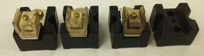 ALLEN BRADLEY 1491-N332 SER. A FUSE BLOCK,100AMP, 250 OR 600V, 2P, MISSING PART