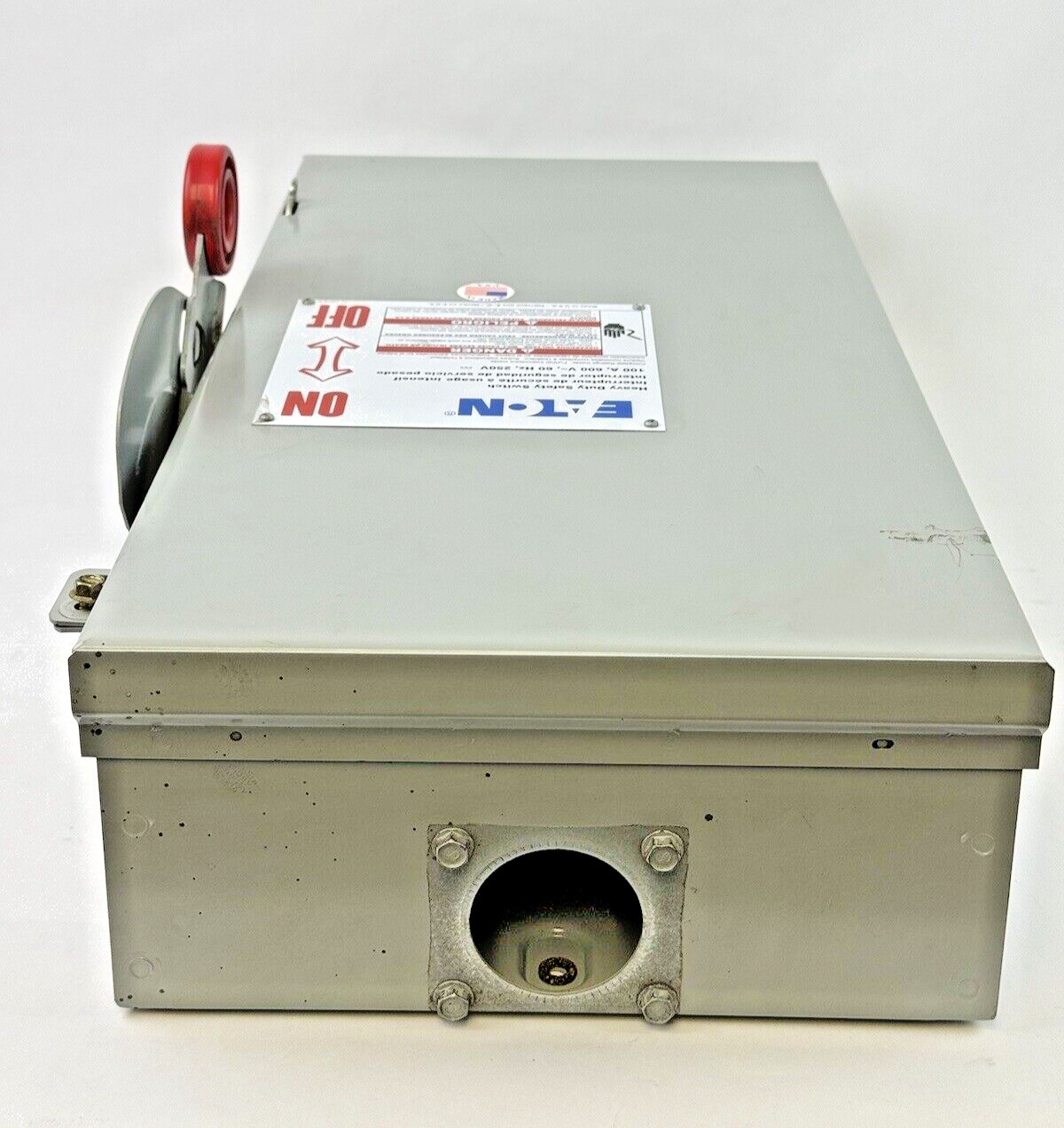 EATON - DH363NRK -  RAINPROOF FUSIBLE SAFETY SWITCH - 100A/600VAC/3 POLE/TYPE 3R