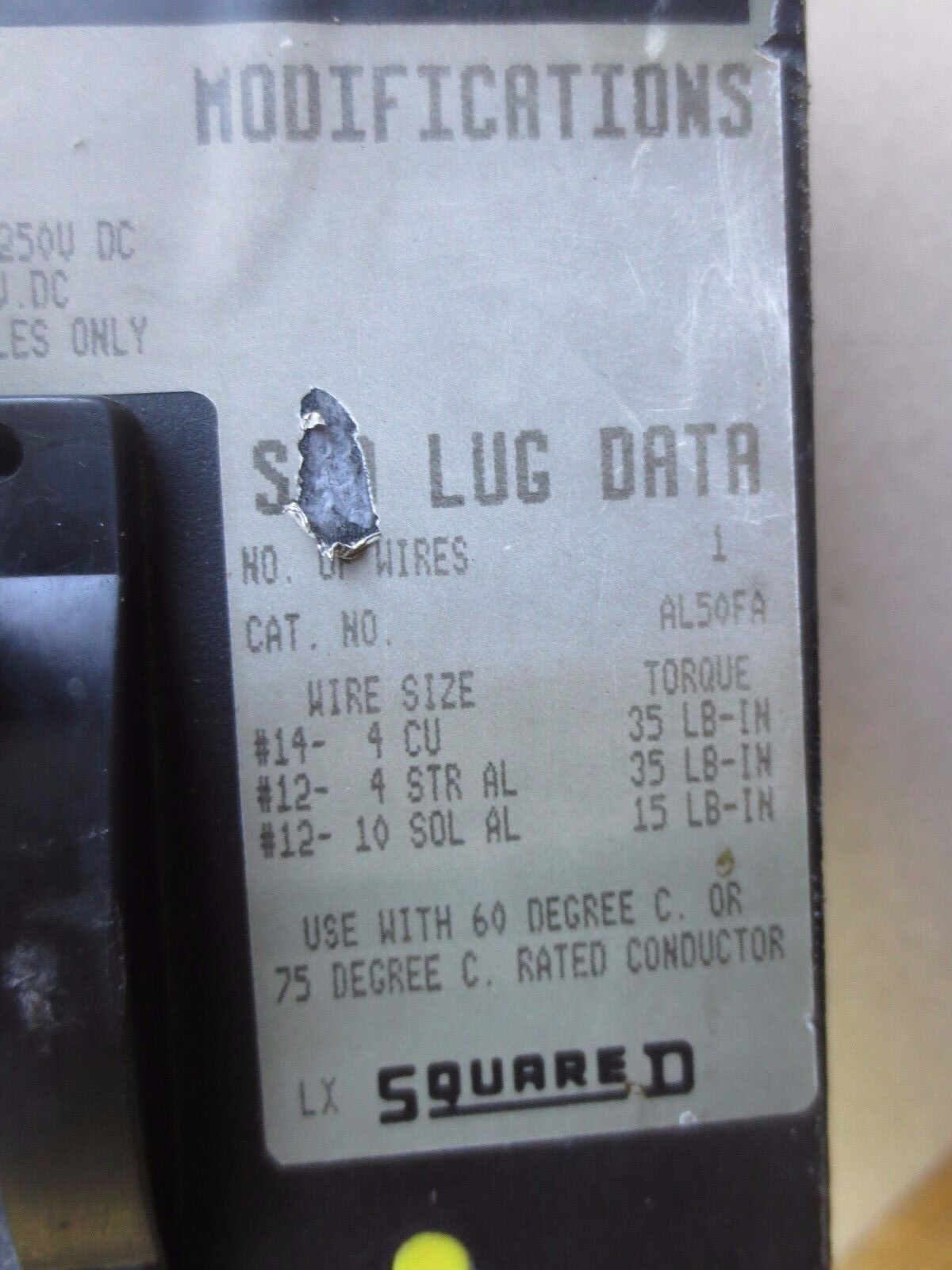 SQUARE D FAL34030 MOLDED CASE CIRCUIT BREAKER - 30A, 240VAC