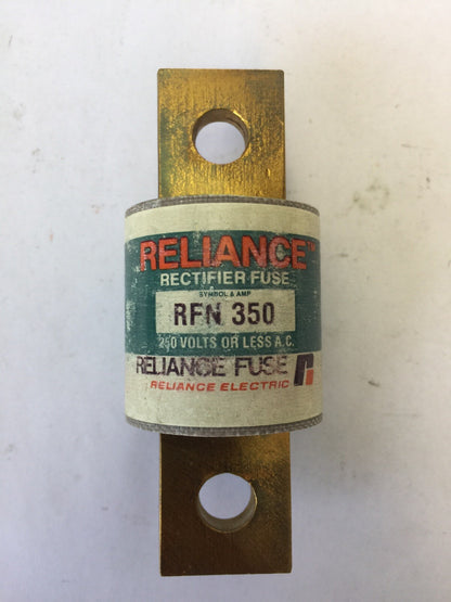 RELIANCE RFN350 RECTIFIER FUSE 350 AMP 250 VOLTS