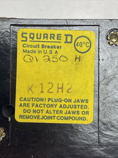 SQUARE D Q1250H CIRCUIT BREAKER 50AMP 240VAC 2POLE