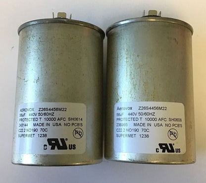 AEROVOX Z26S4456M22 CAPACITOR 440V 50/60HZ ***LOTOF2***