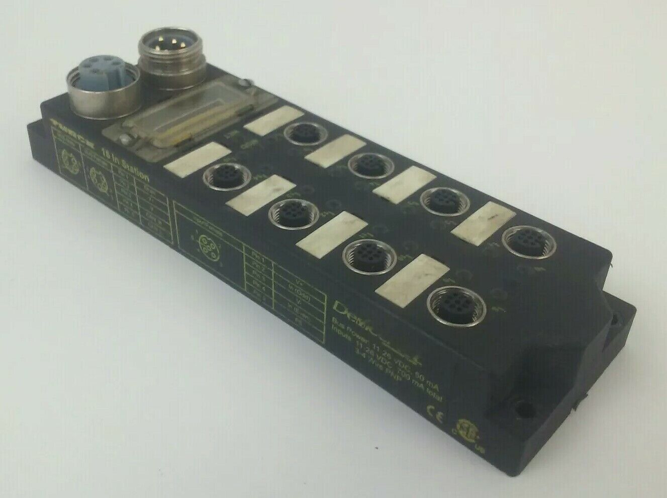 TURCK FDNL-1600-T BUS STOP DN F/W VER. 6.002 16 IN STATION 11-26VDC 3-4 WIRE PNP