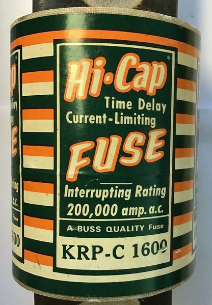 BUSSMAN KRP-C 1600 HI-CAP TIME DELAY CURRENT LIMITING FUSE