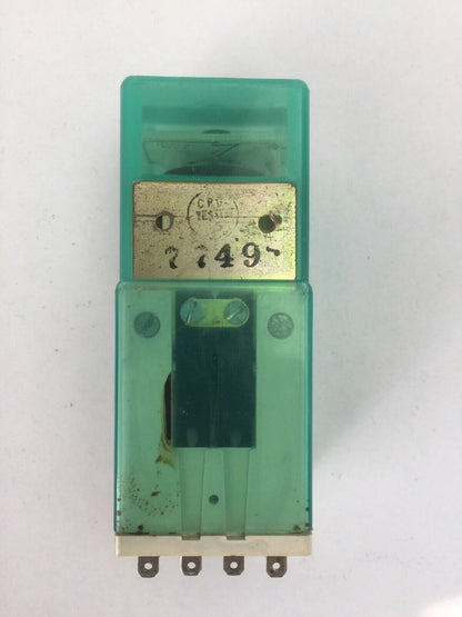 AGASTAT 164C5258P001 "E" RELAY GPIC750 120V60HZ