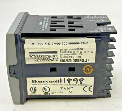HONEYWELL - DC2500-CE-3A00-200-00000-E0-0 - UDC2500 MINI-PRO TEMP. CONTROLLER
