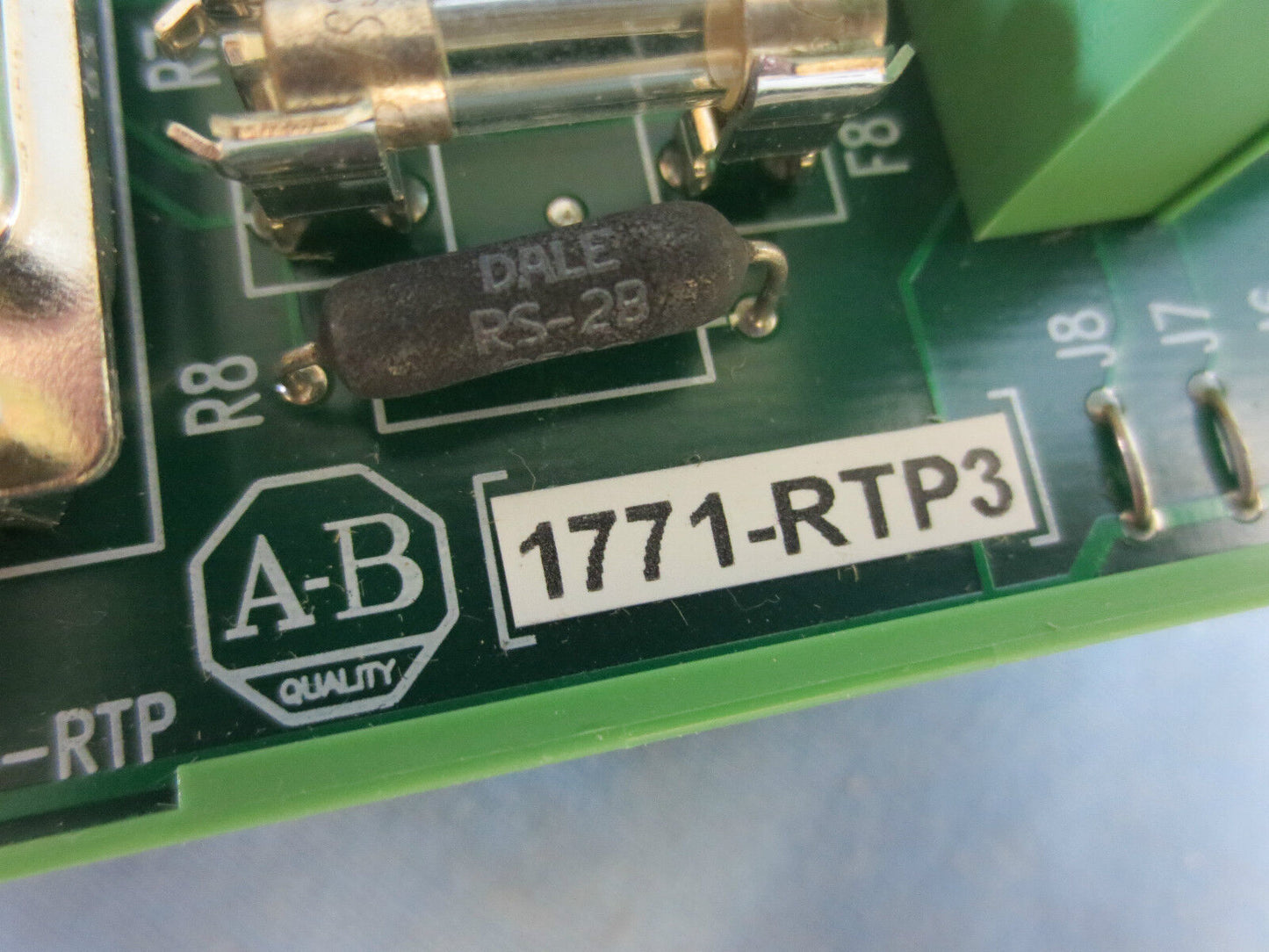 ALLEN-BRADLEY 1771-RTP3 REMOTE TERMINATION TERMINAL 8-POINT w/FUSES - PLC-5 NEW