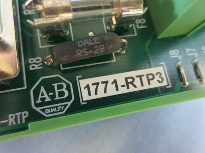 ALLEN-BRADLEY 1771-RTP3 REMOTE TERMINATION TERMINAL 8-POINT w/FUSES - PLC-5 NEW