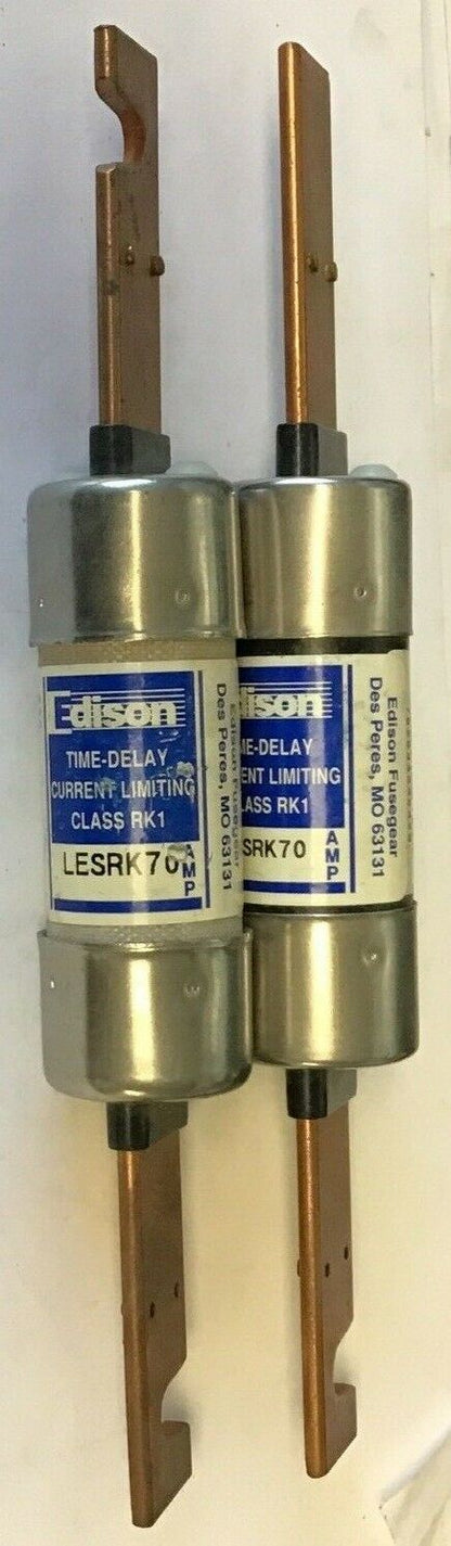 EDISON LESRK70 TIME-DELAY FUSE CLASS RK1 ***LOTOF2***