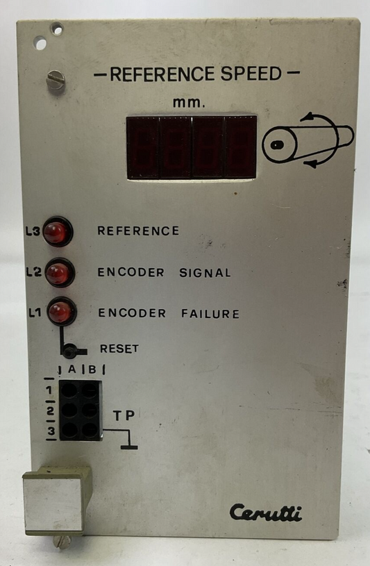 CERUTTI RE 52083/1 REFERENCE SPEED BOARD