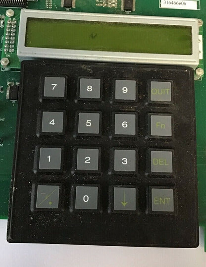 UNICO 316466E06 KEYPAD DISPLAY CIRCUIT BOARD