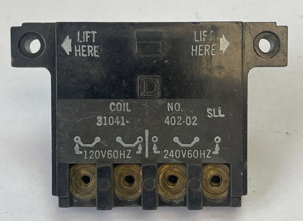 SQUARE D 31041-402-02 COIL 120V 60HZ 240V 60HZ