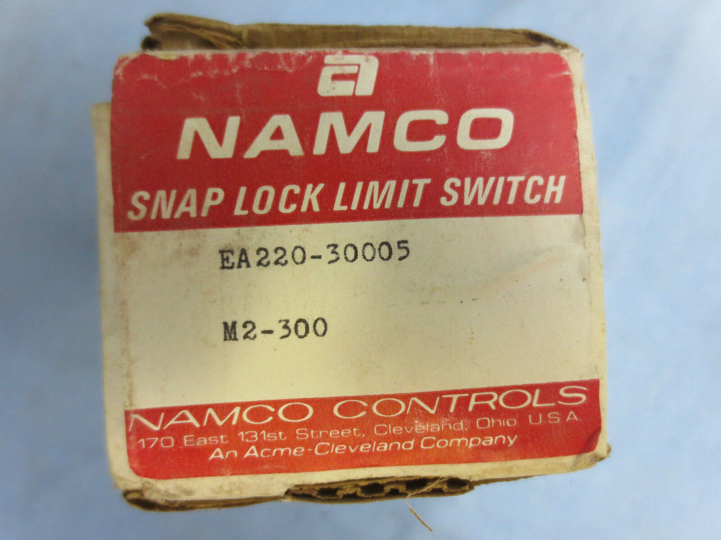 NAMCO EA220-30005 SNAP LOCK LIMIT SWITCH - NEW SURPLUS in BOXES