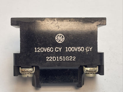 GE 22D151G22 COIL 120V 60CY 100V 50CY