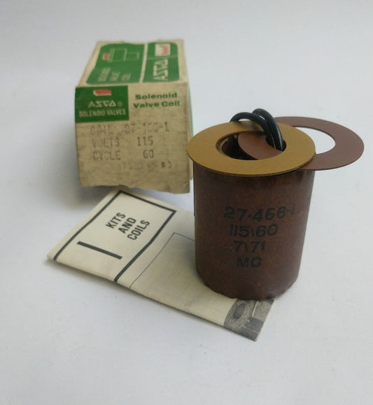 ASCO SOLENOID VALVE COIL 27-466-1 NEW 274661