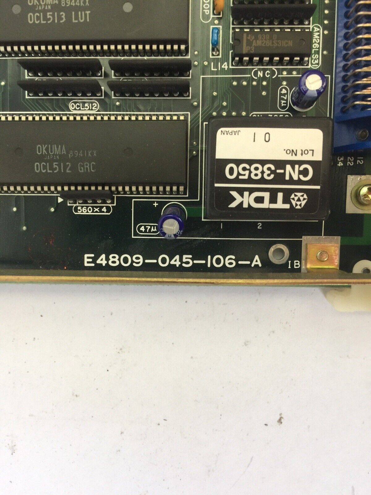 OKUMA E4809-045-106-A CIRCUIT BOARD