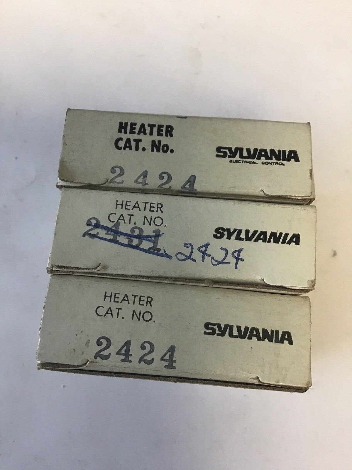 SYLVANIA 2424 HEATER ELEMENT*** LOT OF 3***