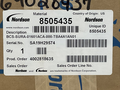 NORDSON 8505435 BCS-SURA-01601ACA-000-TBA4A1AN01 SUREBEAD A GUN