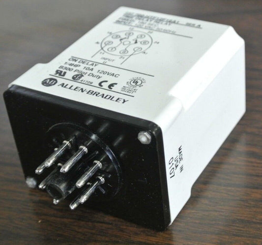 ALLEN-BRADLEY 700-HTF12F16A1 ON-DELAY 180-SEC. FIX TIMING RELAY 120V NEW SURPLUS