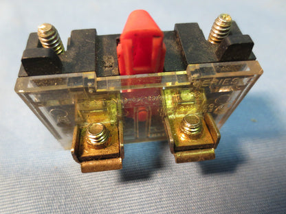 SIEMENS / FURNAS 52BAJ Ser. E - PUSH BUTTON CONTACT BLOCK