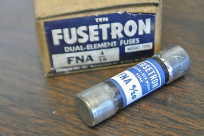 LOT of 7 / BUSS FNA4/10 FUSETRON FUSE / 4/10A / 250V / NEW SURPLUS / FNA-4/10