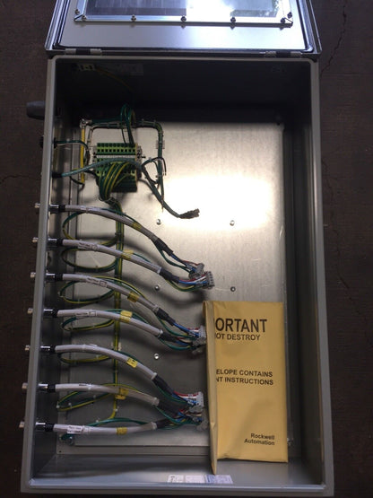 ALLEN BRADLEY 1000-10WZK-BASE LOGIX PANEL HOFFMAN CSD30248W/SPL INDUSTRIAL CONTR