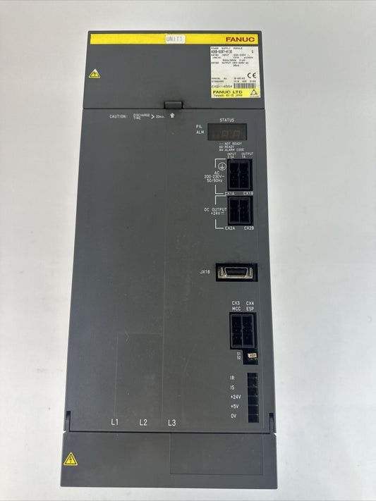 FANUC A06B-6087-H130 G POWER SUPPLY OUTPUT 283-325VDC 35kW INPUT 200-230VAC