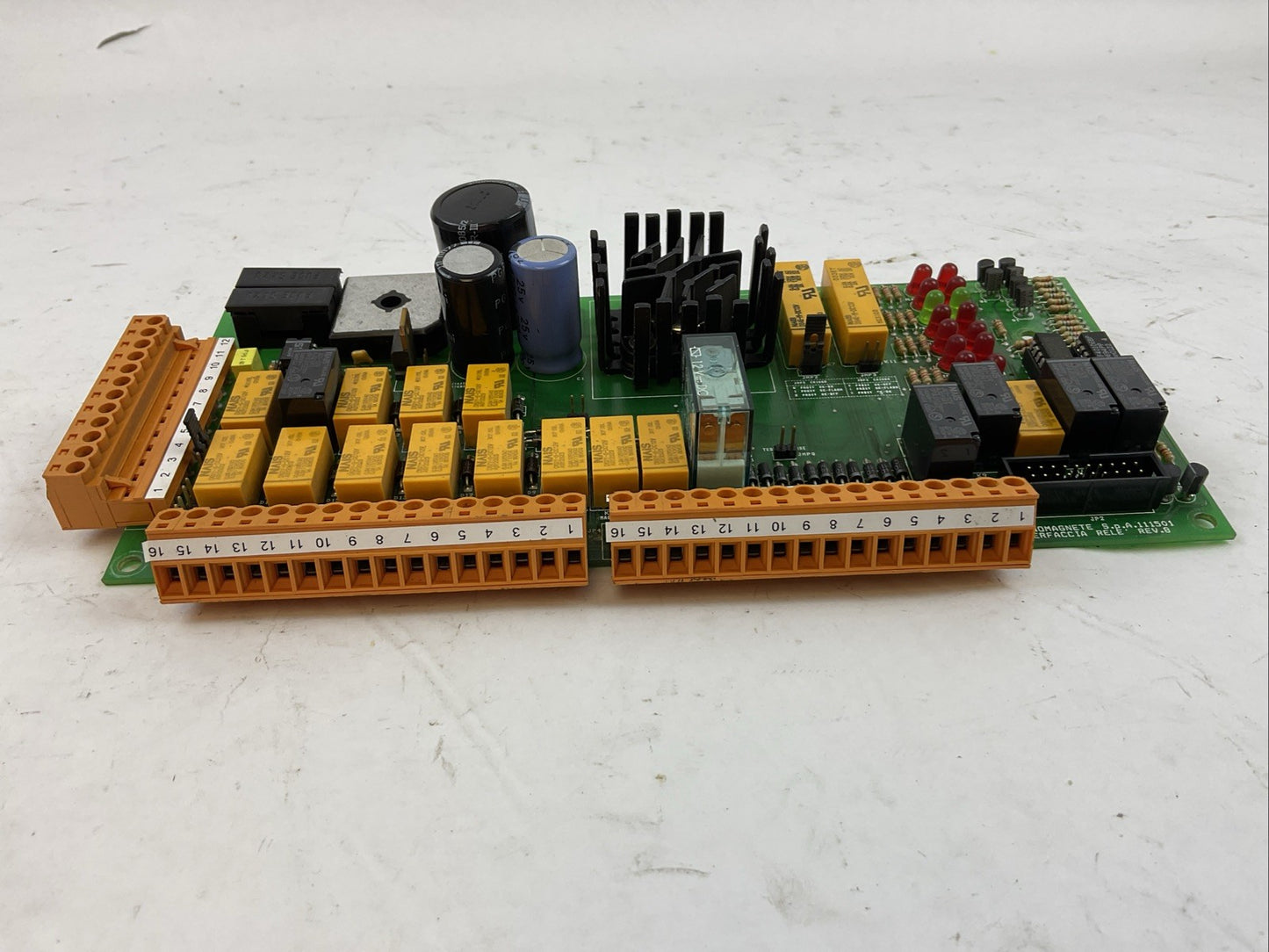 TECNOMAGNETE S.P.A. 111501 INTERFACCIA RELAY CIRCUIT BOARD