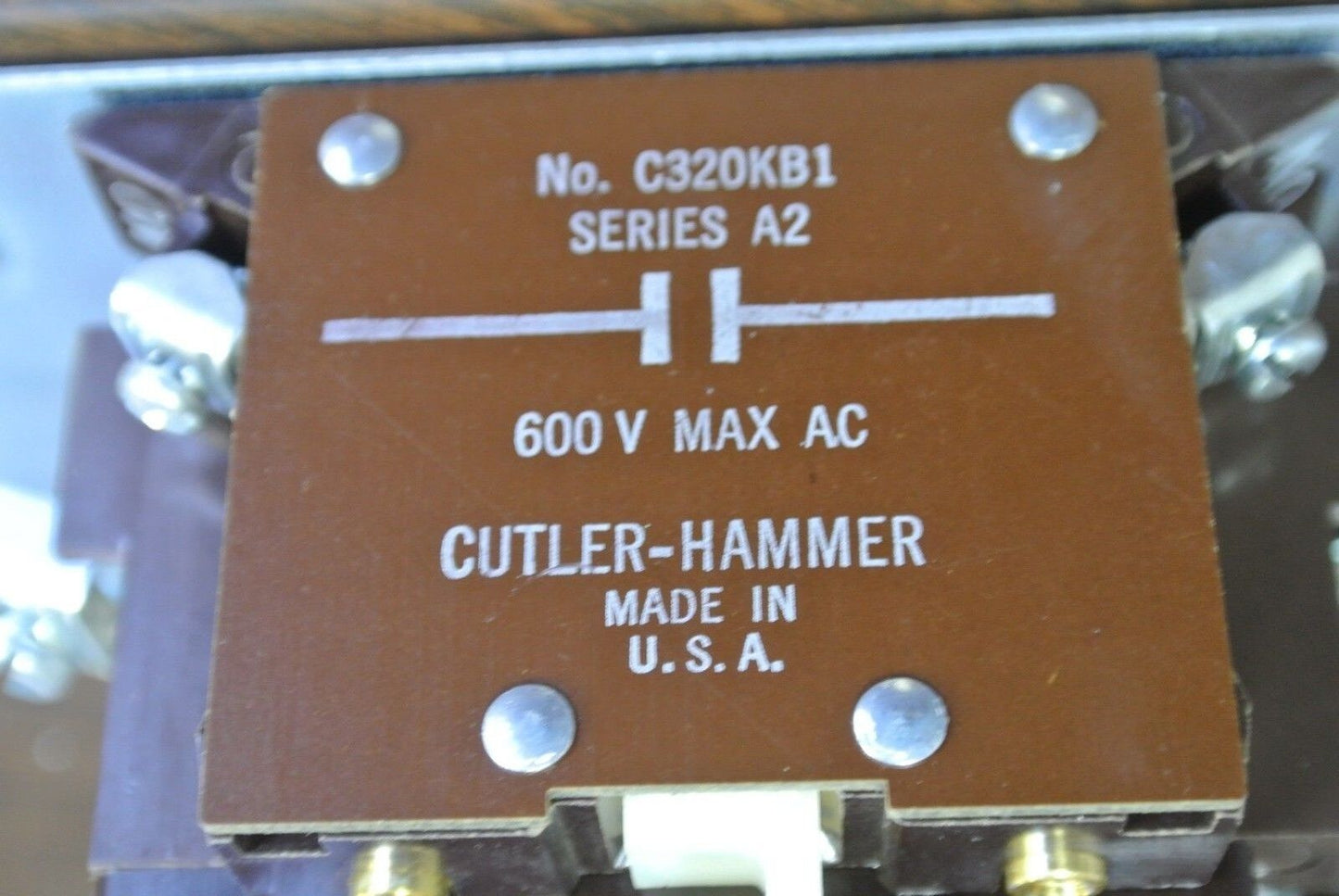 CUTLER-HAMMER C10CN2A MAGNETIC CONTACTOR 120V COIL SIZE 1 -  2P NEW SURPLUS