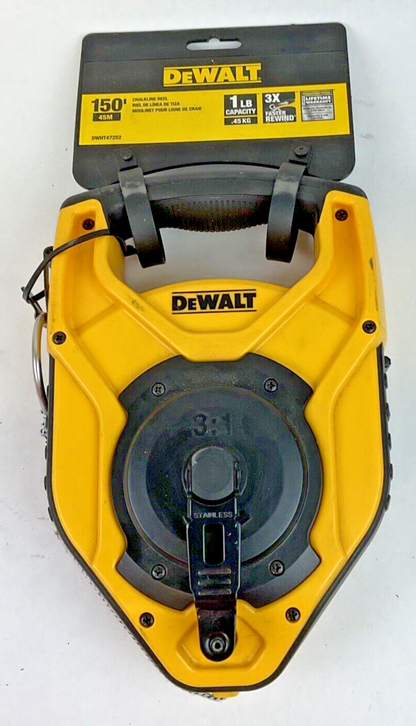 DEWALT DWHT47252 CHALKLINE REEL 150' 1LBS. CAPACITY