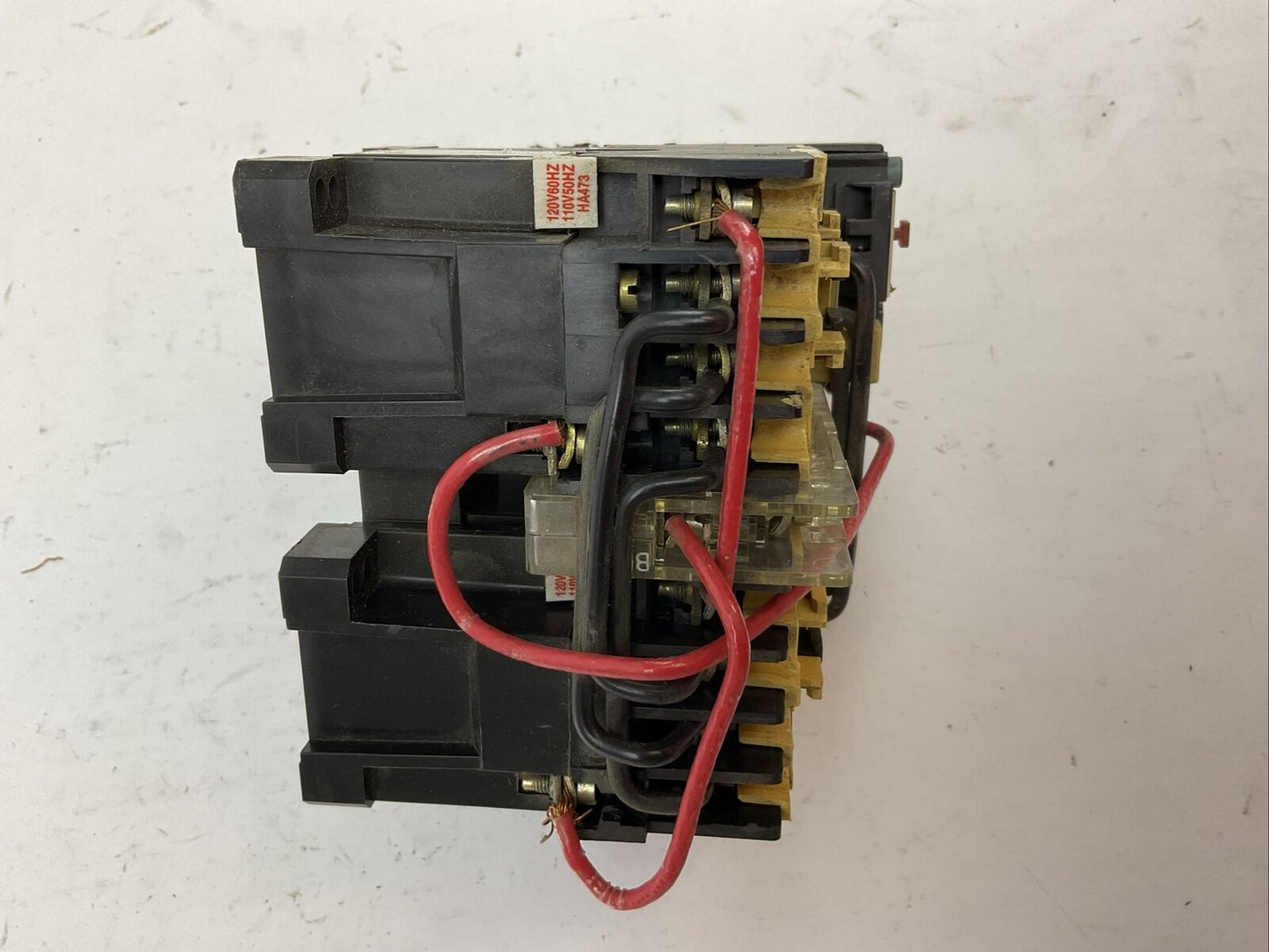 ALLEN BRADLEY REVERSING STARTER (100-A09ND3 COIL 120V + 193-BSB 16 1.0-1.6A)