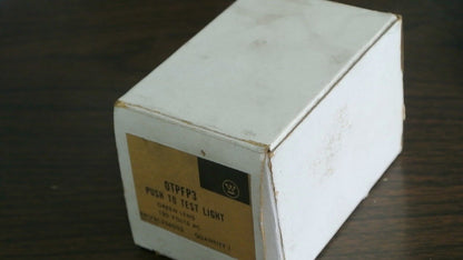 WESTINGHOUSE OTPFP3 - PUSH TO TEST LIGHT - GREEN LENS - 120V - NEW SURPLUS