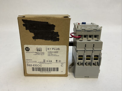 ALLEN BRADLEY 592-EECC SER C MANUAL/AUTO MANUAL RESET 3PH OVERLOAD RELAY
