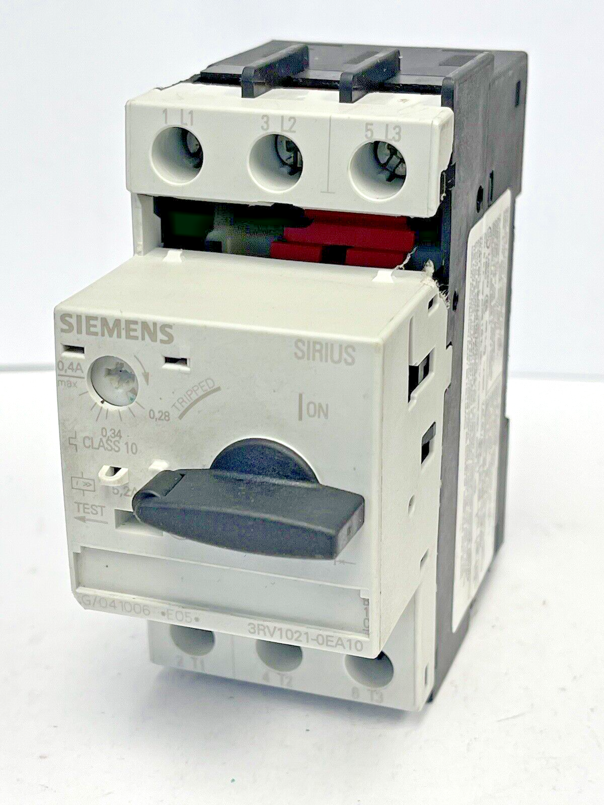 SIEMENS - 3RV1021-0EA10 - CIRCUIT BREAKER / MOTOR PROTECTOR