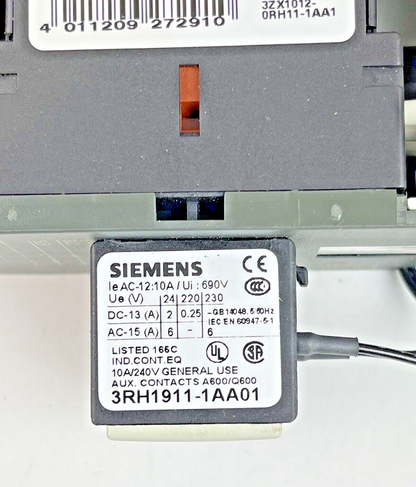 SIEMENS - 3RK1301-1JB00-0AA2/ 3RV1011-1JA10/ 3RH1911-1AA01/ 3RK1903-0AB00