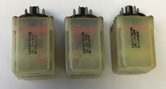 RBM CONTROLS 93-203303-60000B RELAY 10A 125V 60HZ 9320330360000B***LOTOF3***