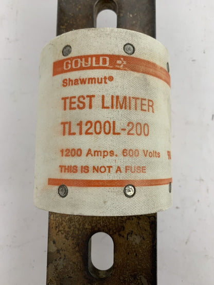 Gould Shawmut TL1200L-200 1200A 600V Test Limiter (NOT A FUSE)