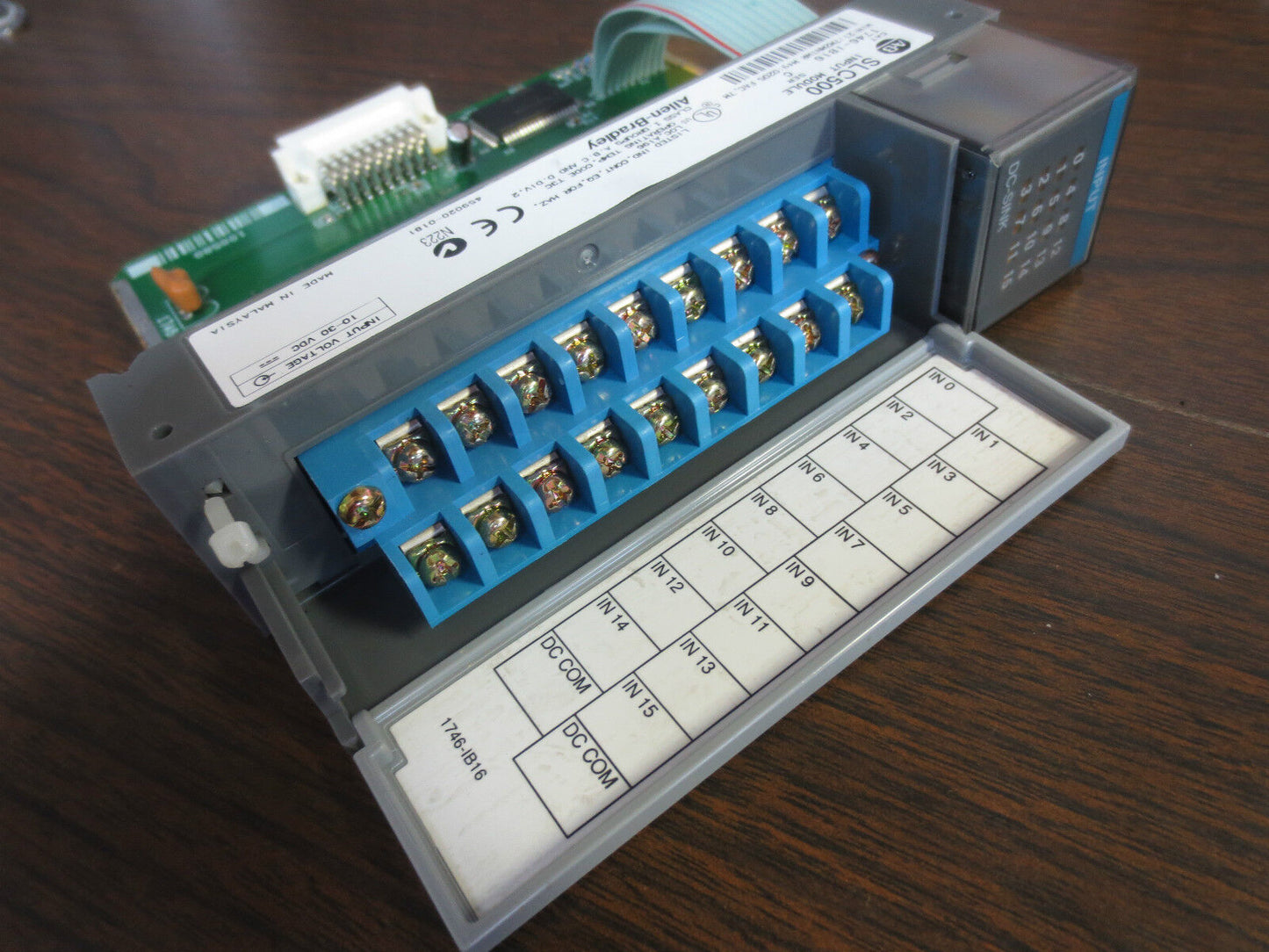ALLEN-BRADLEY 1746-IB16 INPUT MODULE for SLC500 - Ser. C - INPUT 10-30VDC