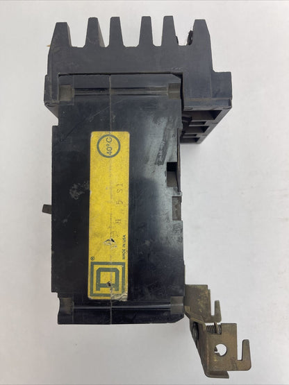 SQUARE D FH36020 MOLDED CASE CIRCUIT BREAKER 20A 600VAC 250VDC 3POLE