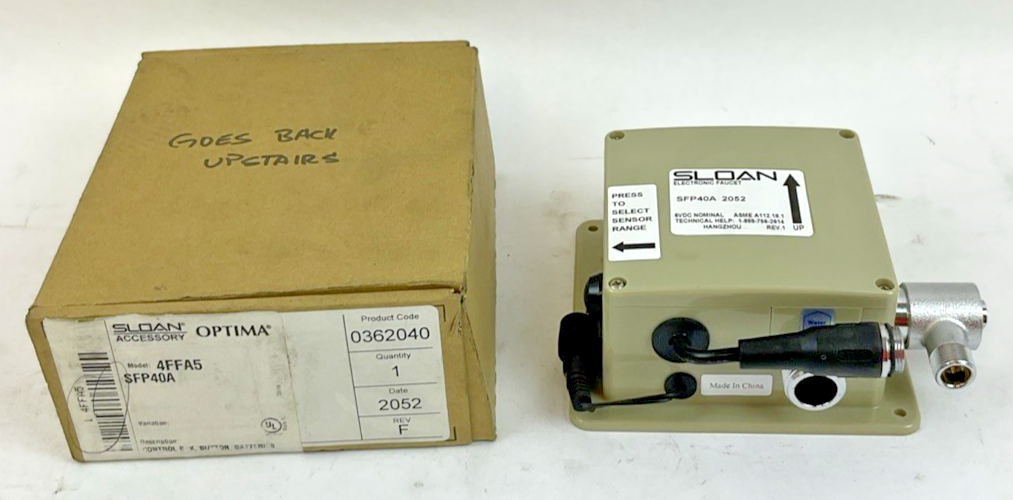 SLOAN SFP40A CONTROL MODULE REV. 1 6VDC