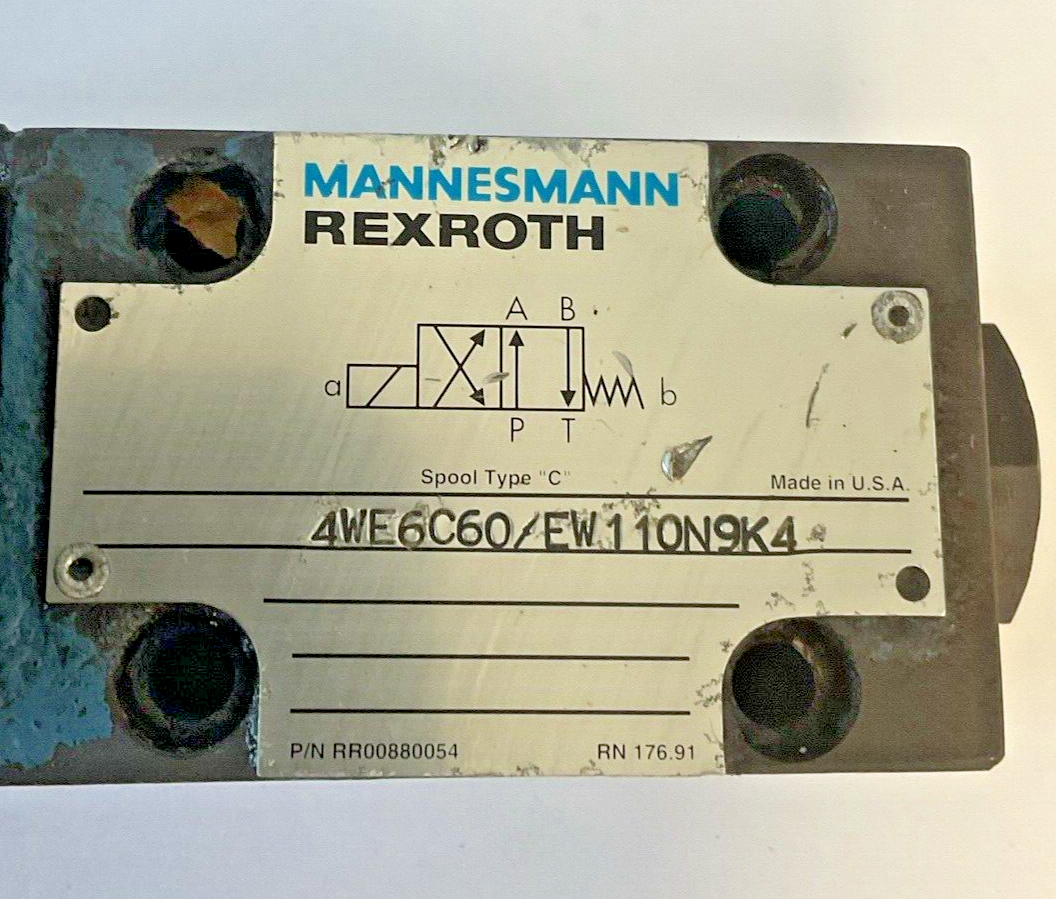 REXROTH 4WE6C60/EW110N9K4 SOLENOID VALVE