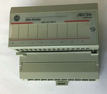 ALLEN BRADLEY 1794-IAB FLEX I/O MODULE 120VAC W/1794-TBN/A TERMINAL BLOCK 230VAC