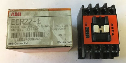 ABB ECR22-1 CONTROL RELAY 2NO/2NC EH6C-22E 600VAC 10A