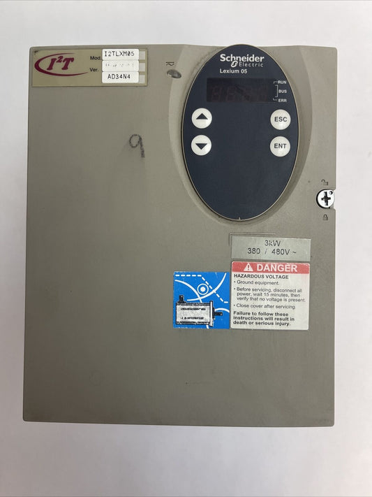 SCHNEIDER ELECTRIC I2TLXM05AD34N4 380/480VAC 3kW LEXIUM 05
