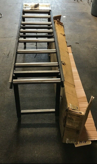 Dayton 2XUV3 Roller Conveyor Support Table, 500 Lb Cap 65.5" LONG, 15.5" WIDE.